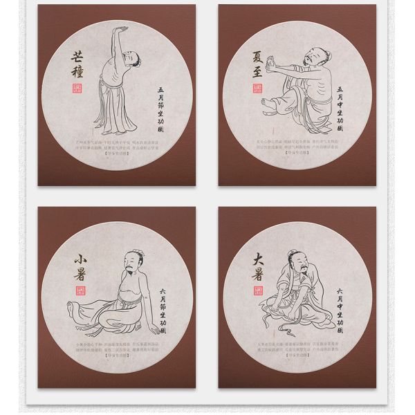 Стеклянный набор экрана зеркала меридианов офиса 14 диаграммы стены иглоукалывания украшения 65x95cm