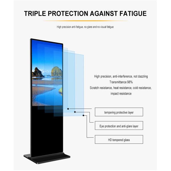 Advertising Wall Mounted 1920x1080 Outdoor Digital Signage