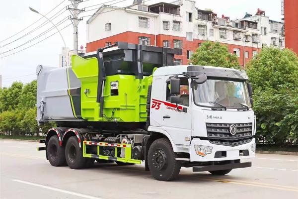 Energy Type Pure Electric 18CBM Hydraulic Hook Lift Rear Loading Trash Bin Waste Collection Vehicle for Waste Management