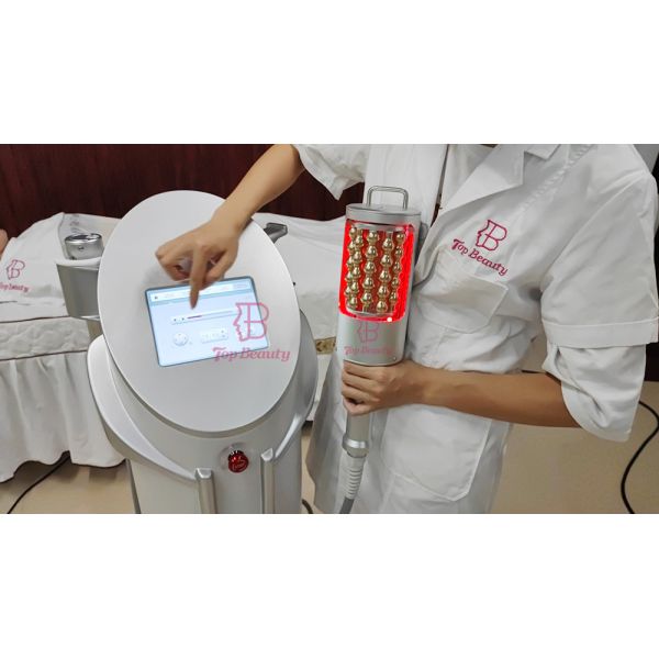 Fisioterapia Roller RF máquina elimina dor Anti-celulite Rejuvenescimento da pele máquina de emagrecimento