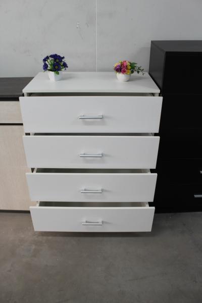 Multi Layers Wooden Shoe Organizer Furniture , House Decor White Melamine Shelves
