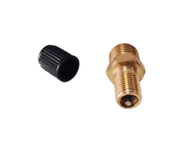 1/4 NPT MPT Brass Air Compressor Tank Fill Valve For Car Wheel Tires