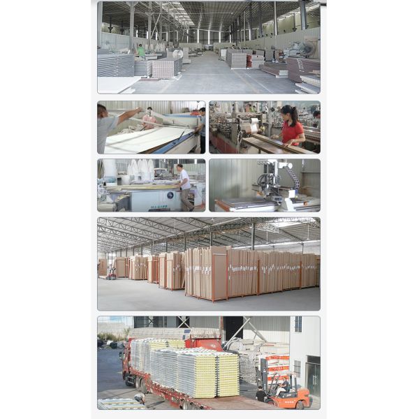 Juye WPC Door High-Cavity Structural Design for WPC Hollow Door Board with Paint Job (Дюйе WPC дверь с высокой поглощенностью)