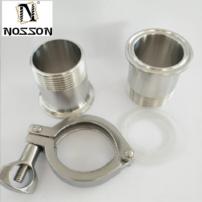 High Strength Stainless Steel Tri Clamp for Heavy Duty High Pressure Equipment Pipe DIN Standard 304/316 Material