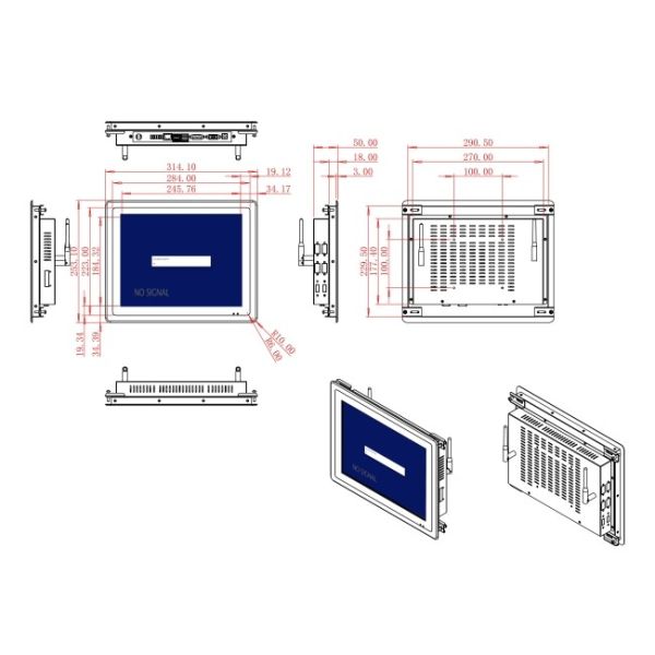 12.1-Inch Versatile Display for Medical Equipment and Automation Systems