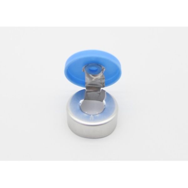 20.3*7.3mm Tear Off Caps Customized Logo Plastic PP And Aluminum Material