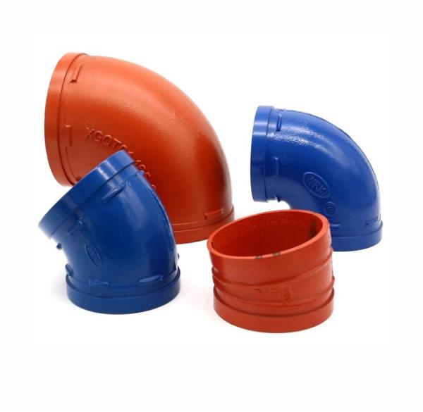 1.6 Mpa Ductile Iron Pipe Fittings  11.25 Degree Ductile Iron Elbow