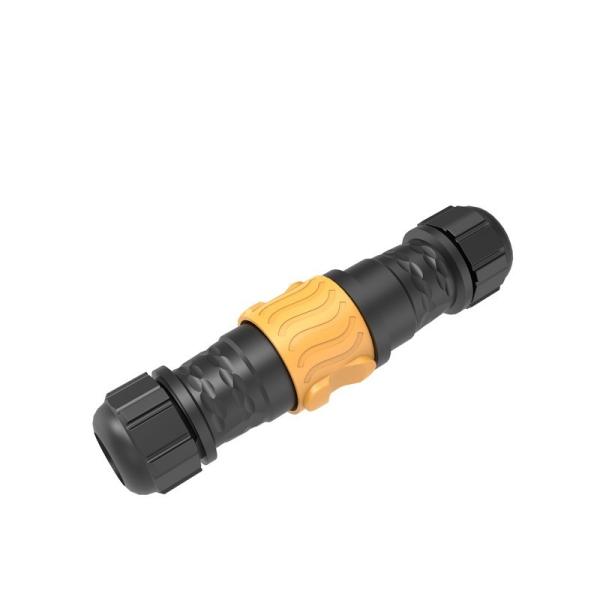 P25 Three Core Waterproof Circular Connector Self Locking Assembly Micro Inverter Box