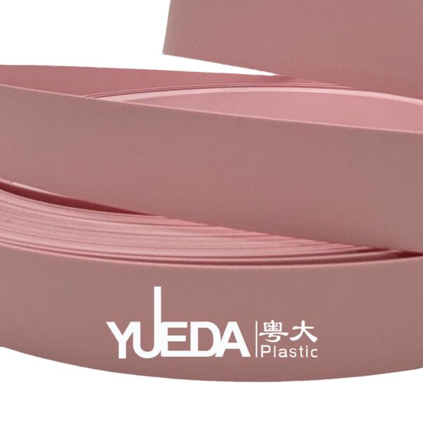 Warm Romantic Soft Pink Edge Binding Tape PVC/ABS Edge Strips Heat Resistant