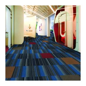 Customized 50x50 Nylon Printing Hotel Carpet Tile for Office and Commercial Flooring