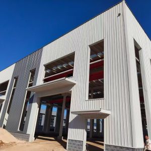 Entrepôt d'atelier de structure métallique à ossature d'acier, bâtiment de hangar