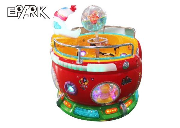 360 Degree Rotation Coin Operated Carousel Baby Indoor Amusement Games For Restaurant