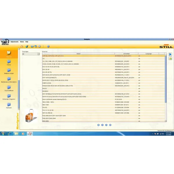 OEM Forklift Diagnostic Tool Still STEDS CANBOX 2 Scanner with Software and Multi-Language Support