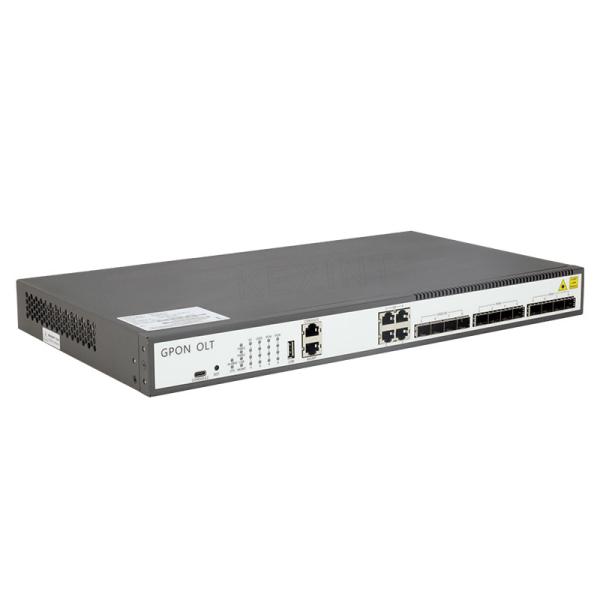 10 GIGABIT ETHERNET 8 PORTS 1U FTTH GPON OLT COMPATIBLE WITH VARIOUS TYPES OF ONT