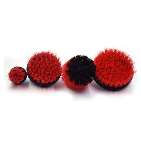 4 Pcs Kits Drill Cleaning Brush , House Keeping Power Drill Cleaning Brush