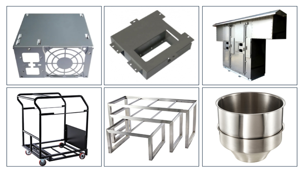 0.06mm Tolerance Metal Welding Parts Sheet Metal Case Bending Processing Service