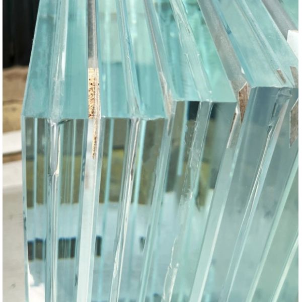 Гладкий край закаленный сверхчестный низкожелезный стекло на заказ