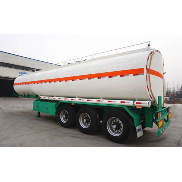 Tri Axle Petrol 48000 Liters 40FT Fuel Tanker Trailer