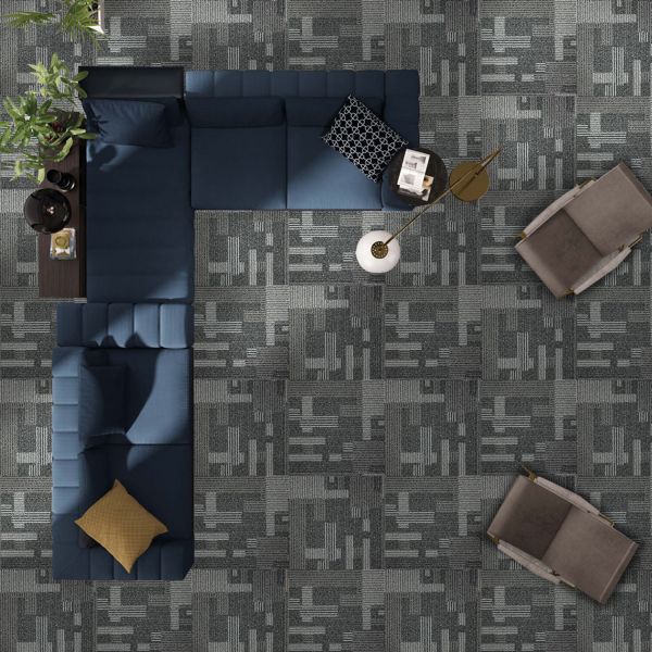 L'anti tapis en nylon statique couvre de tuiles le polypropylène de pile de