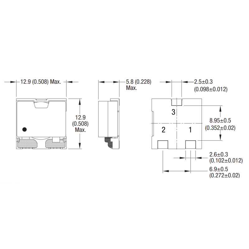 Flat Coil Wound Power Inductors For Data Processing Equipment 39S103C