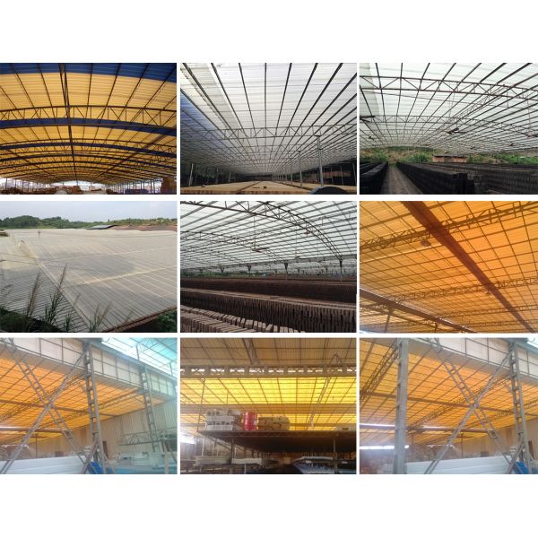 Heat Insulation FRP Roofing Sheets Impact Resistant Translucent Roofing Panel