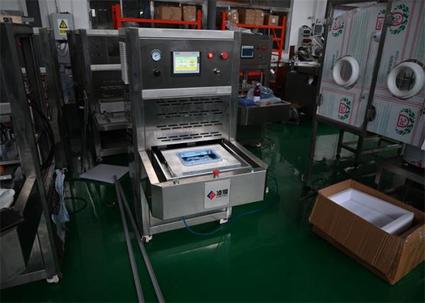 500W PLC Controlled Semi Auto Labeling Medical Heat Sealer With Adjustable Sealing Temperature