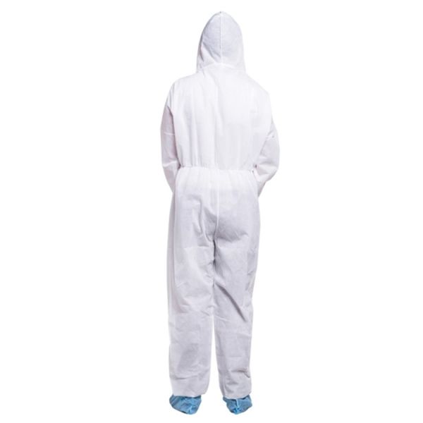 Industrial M L XL 2XL Disposable Isolation Gowns With SMS 50GSM Material