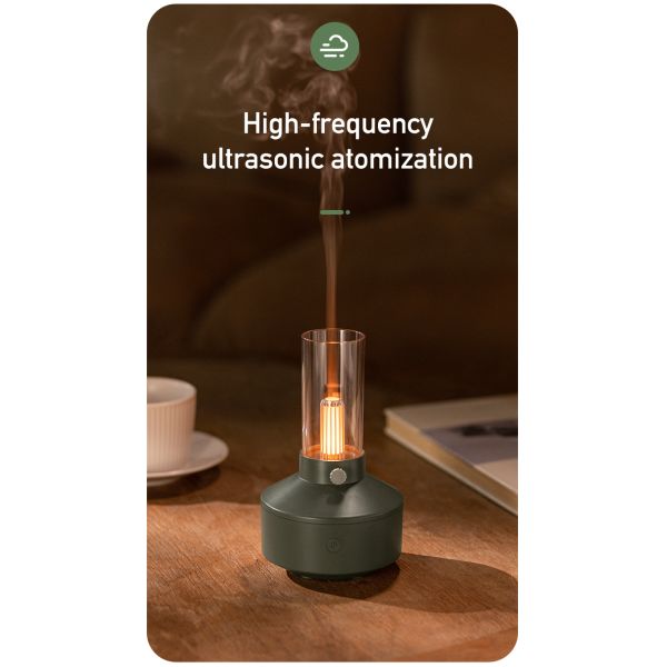 HOMEFISH Lámpara Vintage Máquina de aromaterapia de diseño retro Humidificador de habitación pequeña para la humidificación