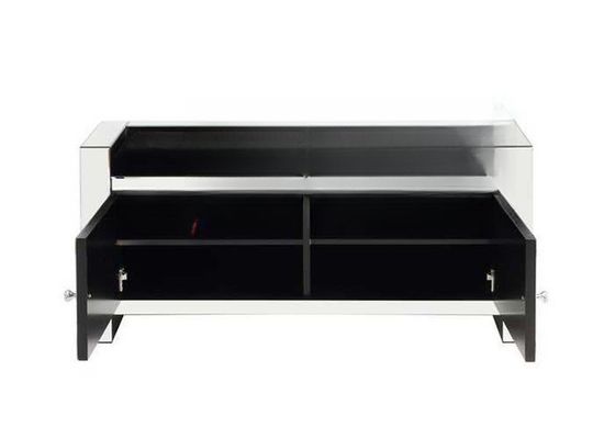 THS04 Bench with 119X40X55CM Size, Silver Mirror and MDF Material for General Use