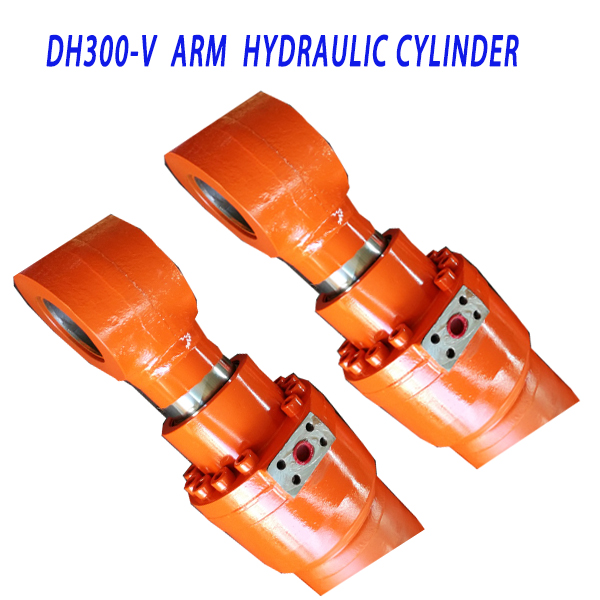 Doosan DH300-7 bucket cylinder with oil pipe Doosan spare parts hydraulic cylinder