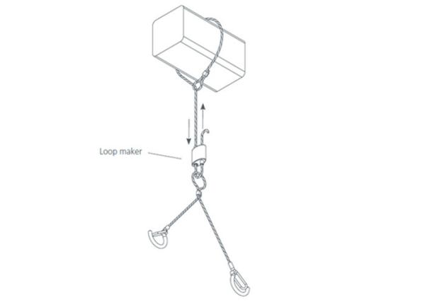 Y Cable Adjustable Light Hanging Kit  Ø1.5 Mm Wire Thickness For LED Panels