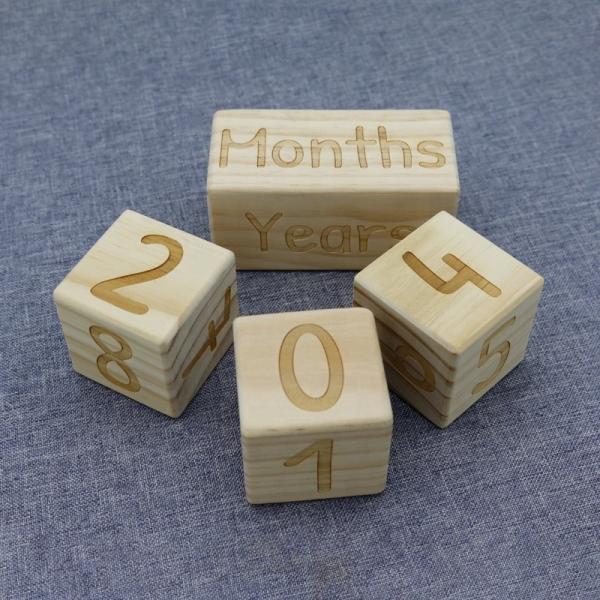 Wooden Perpetual  Calendar Block