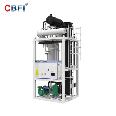 Machine de fabricant de tube de glace de CBFI Fréon 30 Ton Solid Flat Cut Ends complètement automatique