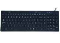 Teclado médico impermeável USB PS2 de 106 chaves com chaves de função completas do número