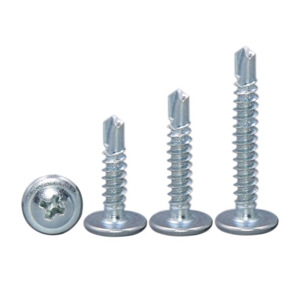 Zinc Plated Steel Extral Wide Truss Head Drilling Screw For Sheet Metal