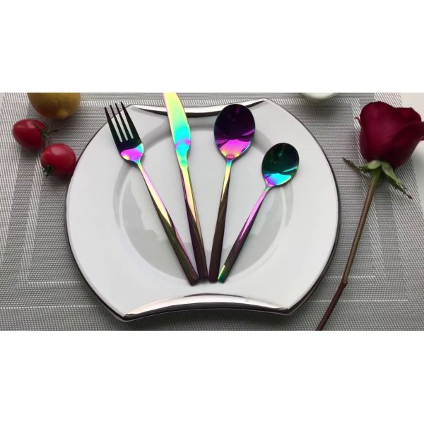 Tableware Cutlery Flatware Vertical Titanium Nitride Coating Machine