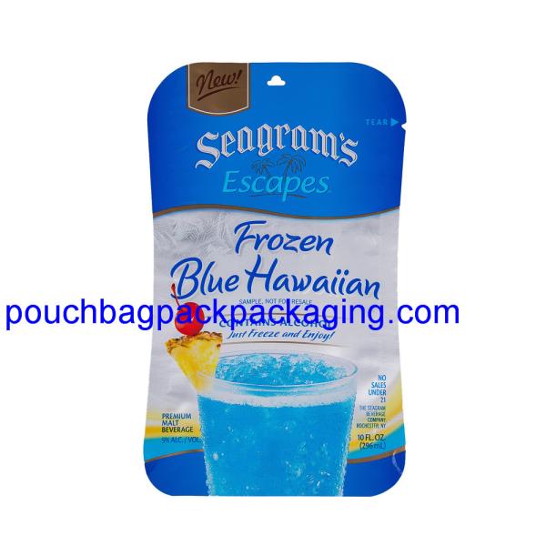 Vivid aluminium bag, foil plastic pouch heat seal high barrier with custom printing