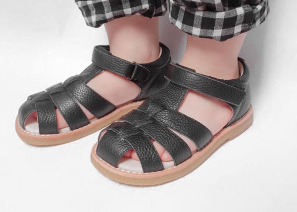 Summer Outdoor Leather Kids Sandals Shoes