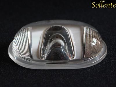 Outdoor Clear Optical LED Glass Lens Wide Angle For Power LED Light