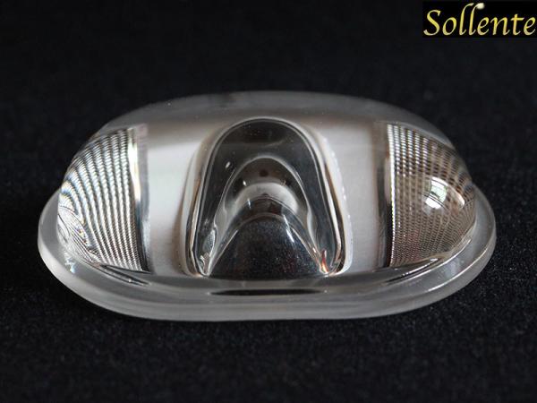 Outdoor Clear Optical LED Glass Lens Wide Angle For Power LED Light