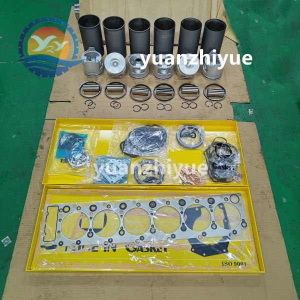 6HK1 Liner Kit Repair Rebuild Kit Overhauling Set 4HK1 6HK1 Full Gasket Kit for Isuzu 6HK1 Rebuilt Parts