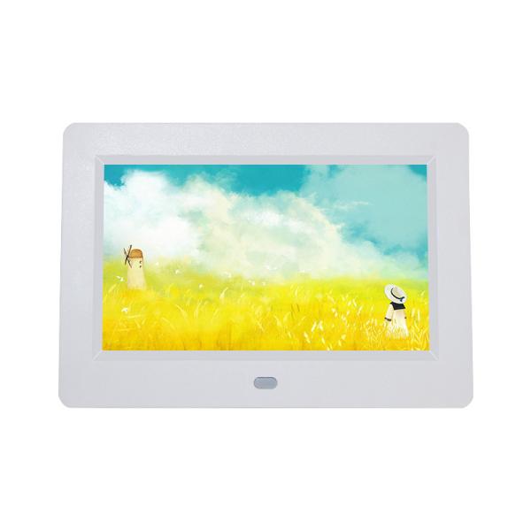 7 polegadas LCD Digital Photo Frame 1024x600 IPS tela Ajustável brilho