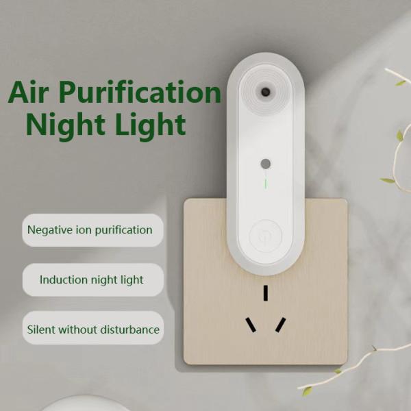 Warm Color Led Induction Night Light Ip20 Wall Mounted Us Eu Light Controlled