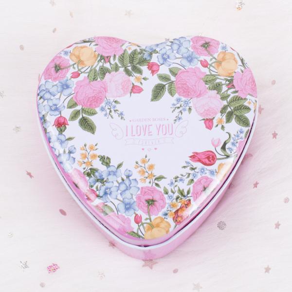 Candy Packaging Metal Tin Box Heart Shape For Valentine And Birthday