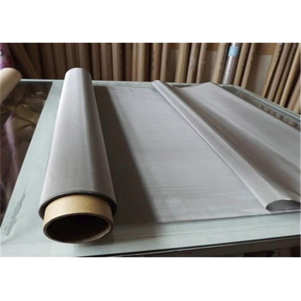 Strong  Round Square Nickel Wire Mesh Roll  For Vapour Liquid Filtering 100% Pure  Knitted