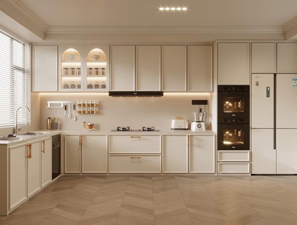 Armoires de cuisine de style italien en bois sur mesure