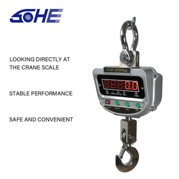 110V-220V High Precision LED Display Aluminum Alloy Scale Main Hook Scales for OEM Support