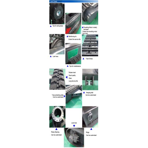 Berco Undercarriage Customizable Width and 30% Gradeability for Your Requirements