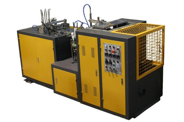 Copper Heater Paper Cup Manufacturing Machine , Automatic Paper Cup Forming Machine
