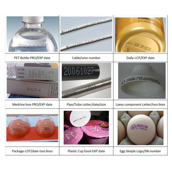 300w Intelligent Industrial Continuous Inkjet Printers 1 - 6lines For Egg